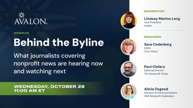 Behind the Byline Avalon Webinar Graphic