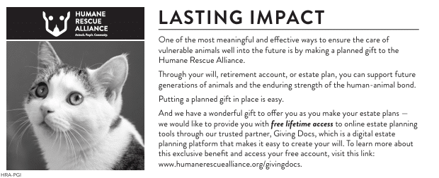 Planned Giving insert