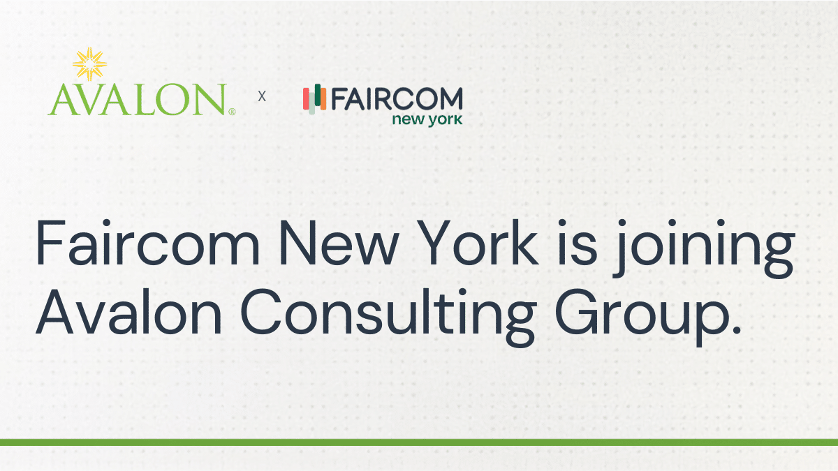 Faircom New York Joins Avalon